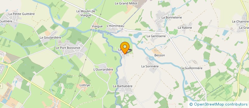 localisation de l'entreprise MONSIEUR PHILIPPE MORISSEAU  SAINT-COLOMBAN