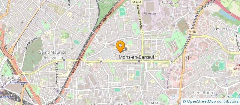 localisation de l'entreprise MONSIEUR PHILIPPE MORTELECQUE  MONS-EN-BARUL