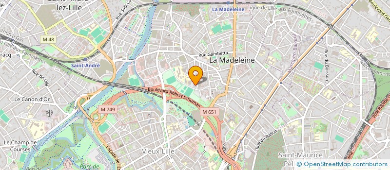 localisation de l'entreprise MONSIEUR PHILIPPE MORTIER à LA MADELEINE