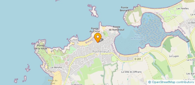 localisation de l'entreprise MONSIEUR PHILIPPE MORVAN  SAINT-MALO