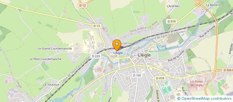 localisation de l'entreprise MONSIEUR PHILIPPE MORVANT à L'AIGLE