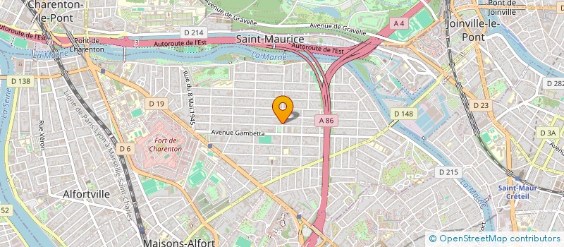 localisation de l'entreprise MONSIEUR PHILIPPE MOSAAD  MAISONS-ALFORT