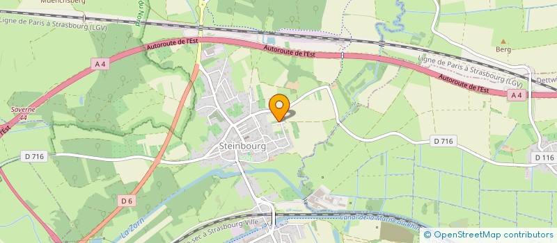 localisation de l'entreprise MONSIEUR PHILIPPE MOSSBACH  STEINBOURG