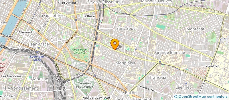 localisation de l'entreprise MONSIEUR PHILIPPE MOSSUZ  LYON