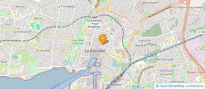 localisation de l'entreprise MONSIEUR PHILIPPE MOTTAY  LA ROCHELLE