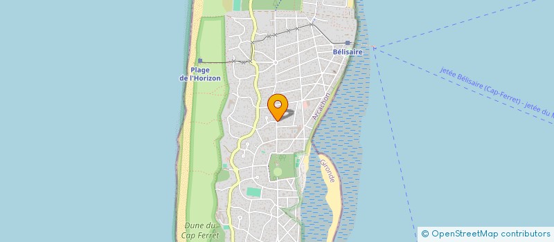 localisation de l'entreprise MONSIEUR PHILIPPE MOUCHE  LEGE-CAP-FERRET