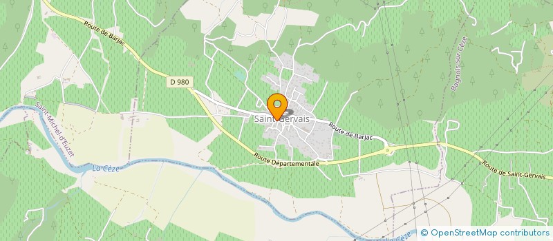 localisation de l'entreprise MONSIEUR PHILIPPE MOUGIN à SAINT-GERVAIS