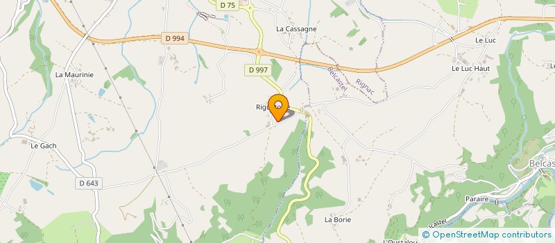 localisation de l'entreprise MONSIEUR PHILIPPE MOULY  RIGNAC