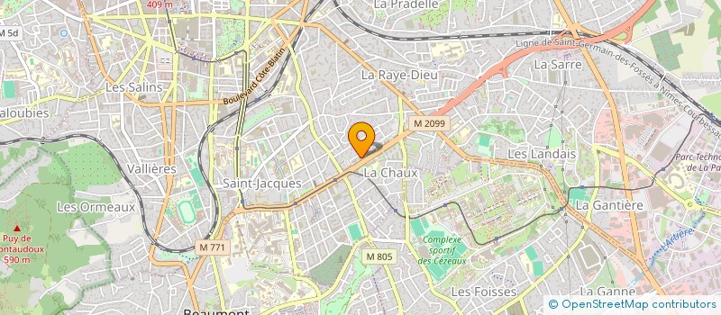 localisation de l'entreprise MONSIEUR PHILIPPE MOURCET  CLERMONT-FERRAND