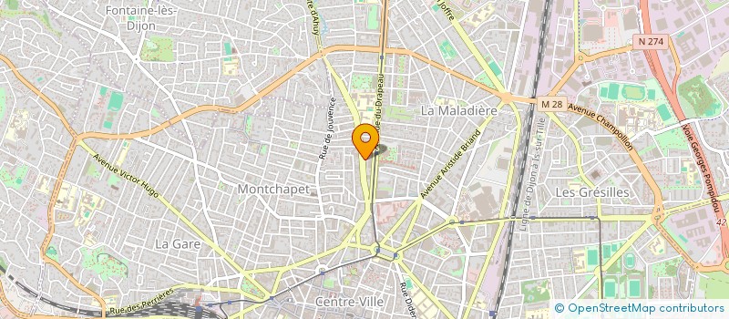 localisation de l'entreprise MONSIEUR PHILIPPE MOURLET  DIJON