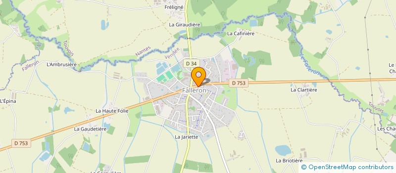 localisation de l'entreprise MONSIEUR PHILIPPE MOUSNIER  FALLERON