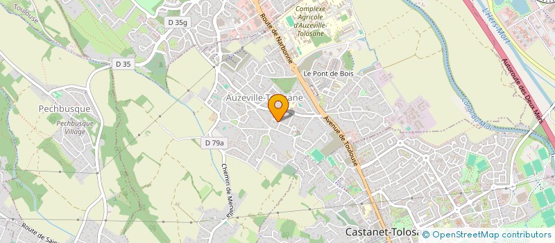 localisation de l'entreprise MONSIEUR PHILIPPE MOUYON  AUZEVILLE-TOLOSANE