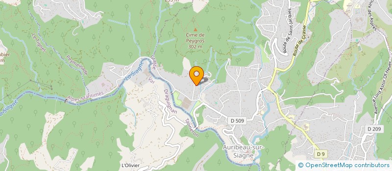 localisation de l'entreprise MONSIEUR PHILIPPE MOZZI  AURIBEAU-SUR-SIAGNE