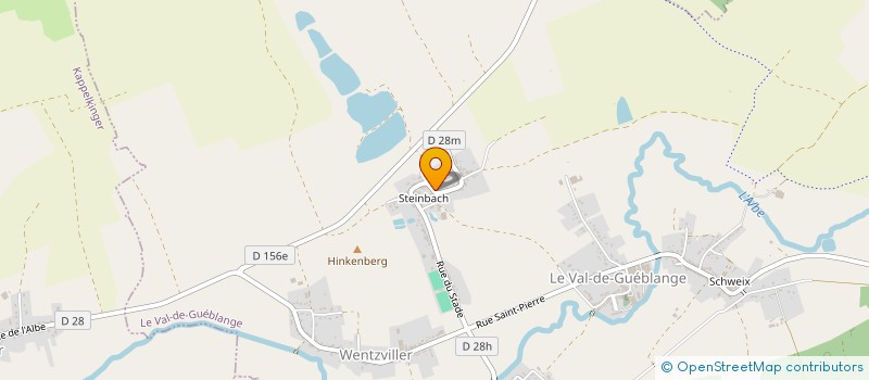 localisation de l'entreprise MONSIEUR PHILIPPE MULLER  LE VAL-DE-GUEBLANGE