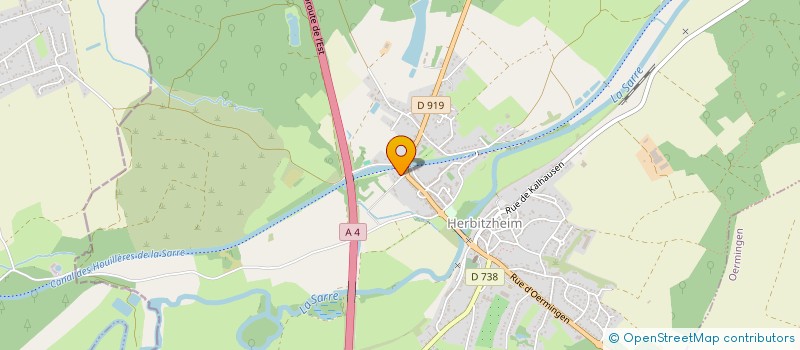 localisation de l'entreprise MONSIEUR PHILIPPE MULLER  HERBITZHEIM