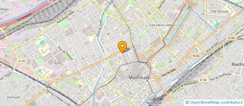 localisation de l'entreprise MONSIEUR PHILIPPE MUNCH  MULHOUSE