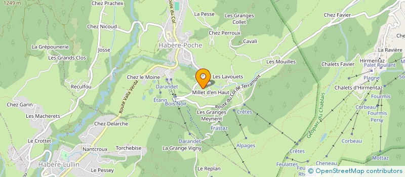 localisation de l'entreprise MONSIEUR PHILIPPE MUNIER  HABERE-POCHE