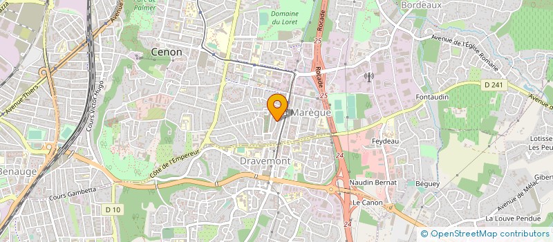 localisation de l'entreprise MONSIEUR PHILIPPE MUNOZ  CENON