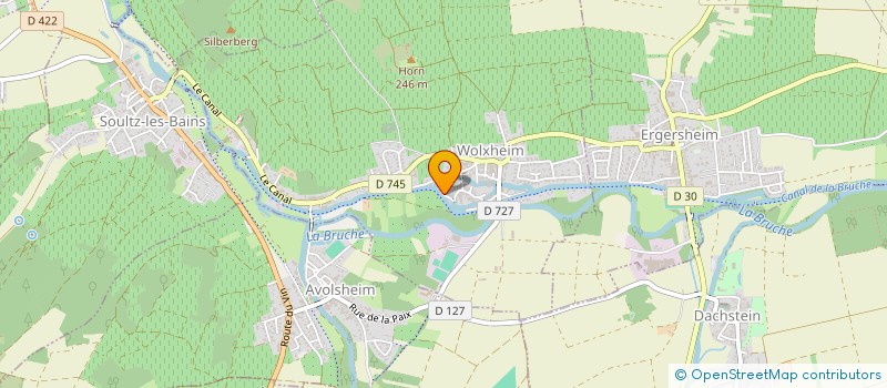 localisation de l'entreprise MONSIEUR PHILIPPE MURA  WOLXHEIM