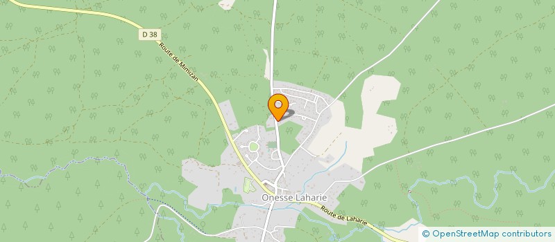 localisation de l'entreprise MONSIEUR PHILIPPE MURAT  ONESSE-LAHARIE