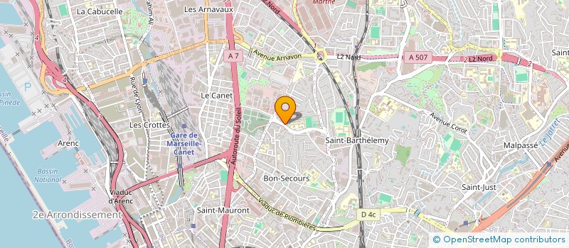 localisation de l'entreprise MONSIEUR PHILIPPE MUSARELLA à MARSEILLE 14EME
