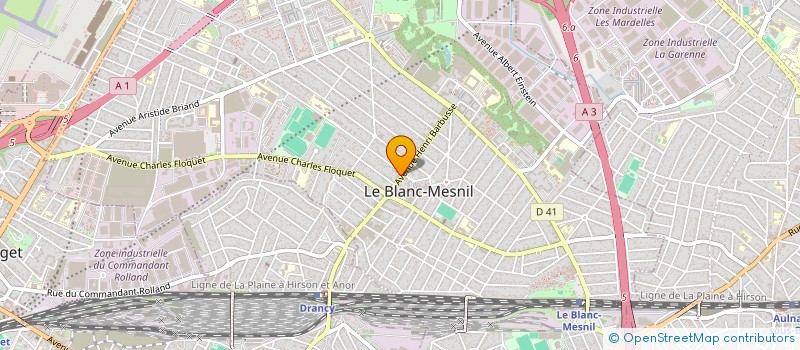 localisation de l'entreprise MONSIEUR PHILIPPE MUSSAT  LE BLANC-MESNIL
