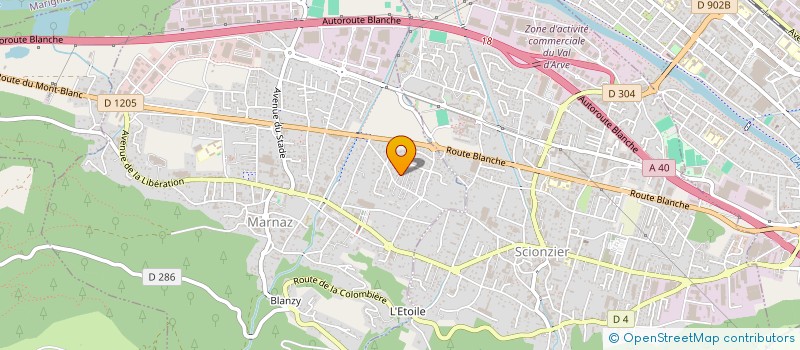 localisation de l'entreprise MONSIEUR PHILIPPE MUSSET  MARNAZ