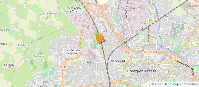 localisation de l'entreprise MONSIEUR PHILIPPE MUTIN  SAINT-DENIS-LES-BOURG