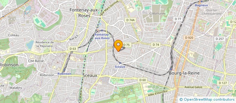 localisation de l'entreprise MONSIEUR PHILIPPE MUYARD à SCEAUX