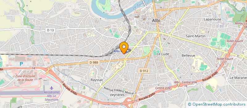 localisation de l'entreprise MONSIEUR PHILIPPE NADAL  ALBI