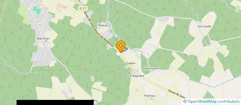 localisation de l'entreprise MONSIEUR PHILIPPE NADAL  SOUSTONS