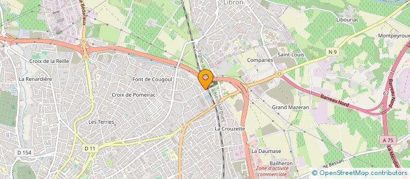 localisation de l'entreprise MONSIEUR PHILIPPE NADALIE à BEZIERS