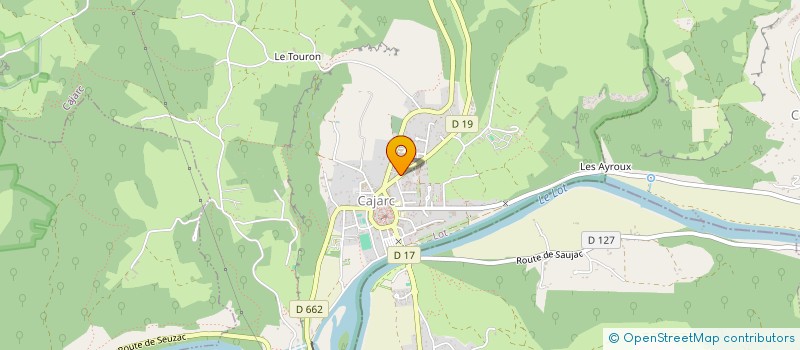 localisation de l'entreprise MONSIEUR PHILIPPE NAEGER  CAJARC