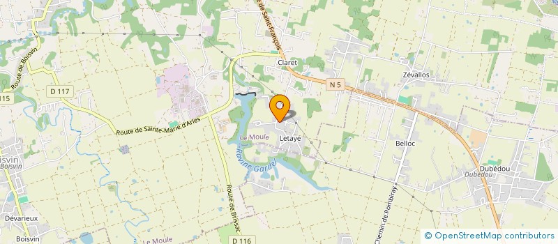 localisation de l'entreprise MONSIEUR PHILIPPE NAGAPIN  LE MOULE