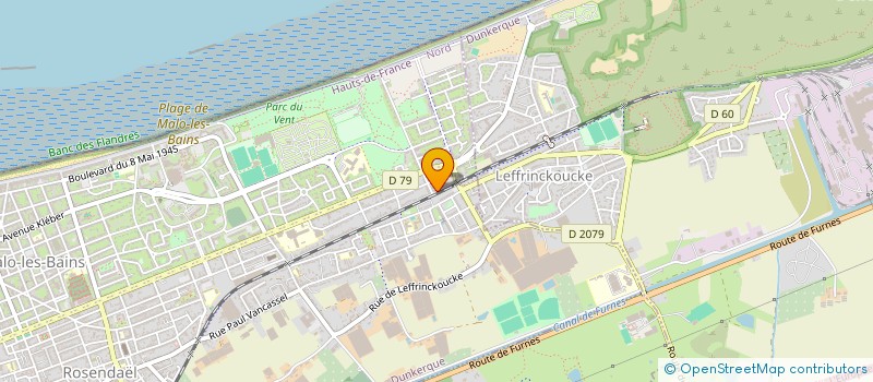 localisation de l'entreprise MONSIEUR PHILIPPE NAJDER à DUNKERQUE