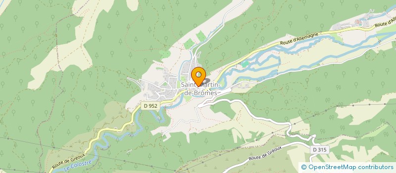 localisation de l'entreprise MONSIEUR PHILIPPE NALIN  SAINT-MARTIN-DE-BROMES