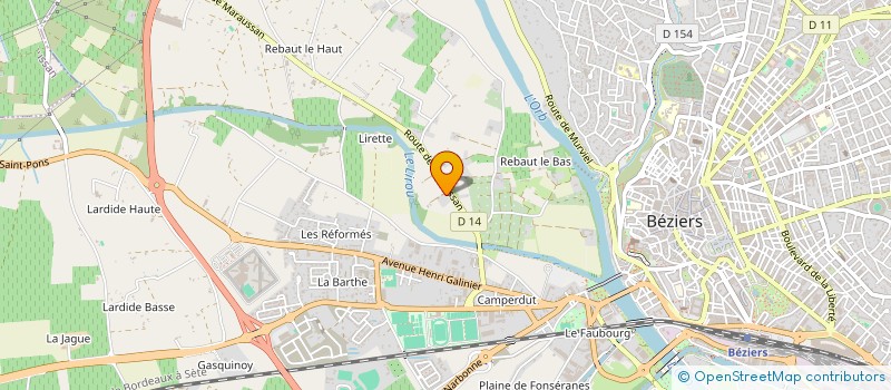 localisation de l'entreprise MONSIEUR PHILIPPE NAS à BEZIERS