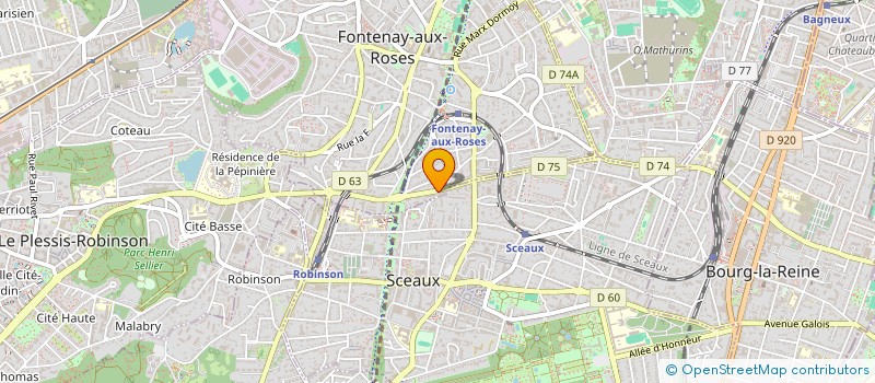 localisation de l'entreprise MONSIEUR PHILIPPE NATAF à FONTENAY-AUX-ROSES