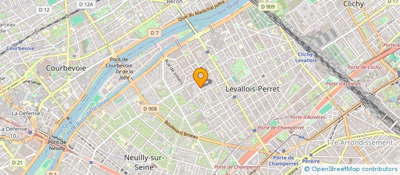 localisation de l'entreprise MONSIEUR PHILIPPE NAUDY à LEVALLOIS-PERRET