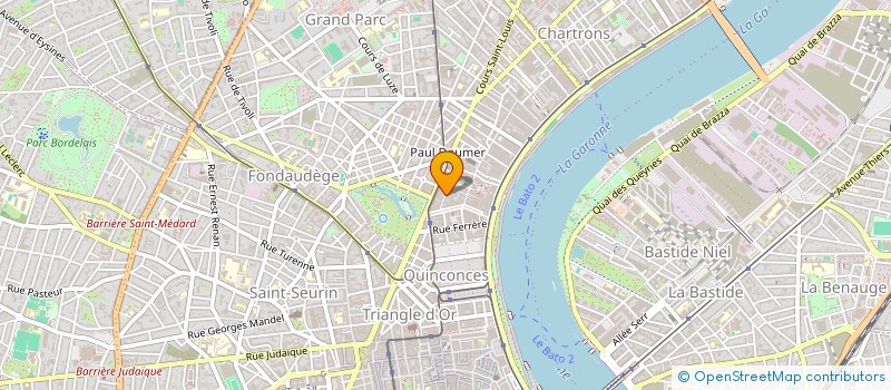 localisation de l'entreprise MONSIEUR PHILIPPE NAVEAU  BORDEAUX