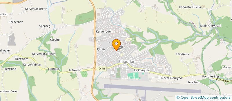 localisation de l'entreprise MONSIEUR PHILIPPE NEDELEC  PLUGUFFAN