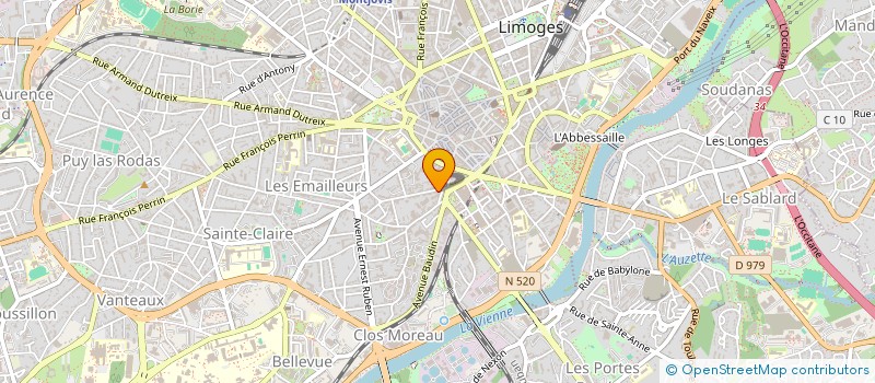 localisation de l'entreprise MONSIEUR PHILIPPE NEGRIER à LIMOGES