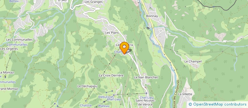 localisation de l'entreprise MONSIEUR PHILIPPE NEGRON  SAINT-GERVAIS-LES-BAINS