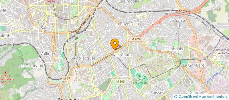 localisation de l'entreprise MONSIEUR PHILIPPE NENTILLE  CLERMONT-FERRAND