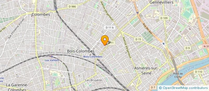 localisation de l'entreprise MONSIEUR PHILIPPE NESSMANN à BOIS-COLOMBES