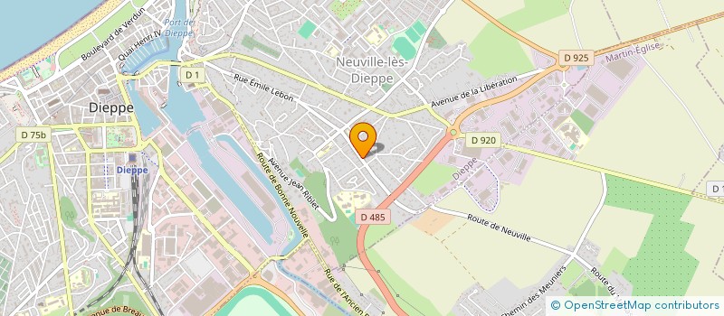 localisation de l'entreprise MONSIEUR PHILIPPE NEVEU à DIEPPE