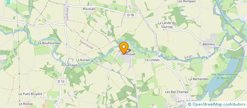 localisation de l'entreprise MONSIEUR PHILIPPE NEVEU à SAINT-ANDRE-DES-EAUX
