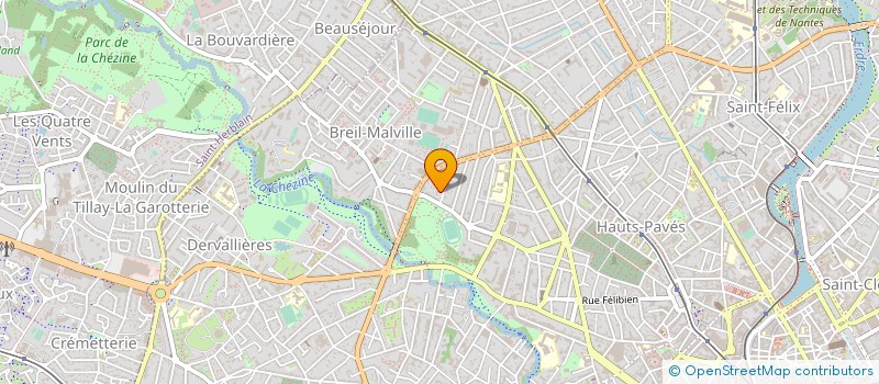 localisation de l'entreprise MONSIEUR PHILIPPE NEVEU à NANTES