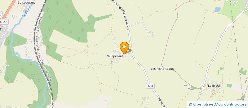 localisation de l'entreprise MONSIEUR PHILIPPE NEVEUX  VIVONNE