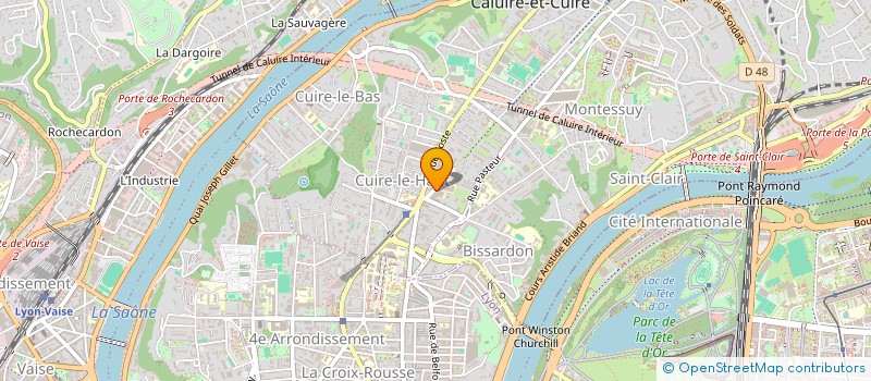 localisation de l'entreprise MONSIEUR PHILIPPE NEYRET à CALUIRE-ET-CUIRE
